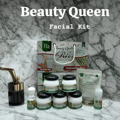 BQ Beauty Queen® Radiant Glow 7-in-1 Rice Facial Kit beauty queen