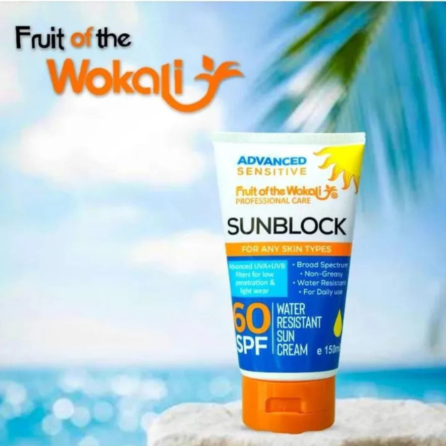Fruit of the Wokali Sun Block – Broad Spectrum SPF Protection (150ml) Wokali