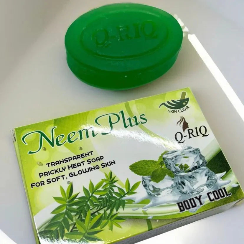 Neem Plus Prickly Heat Crystal Herbal Soap – 80g neem plus