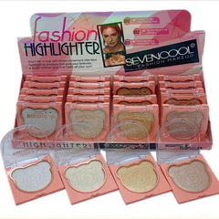 SEVENCOOL Bear Embossed Fashion Highlighter – Radiant Glow Finish Seven Cool