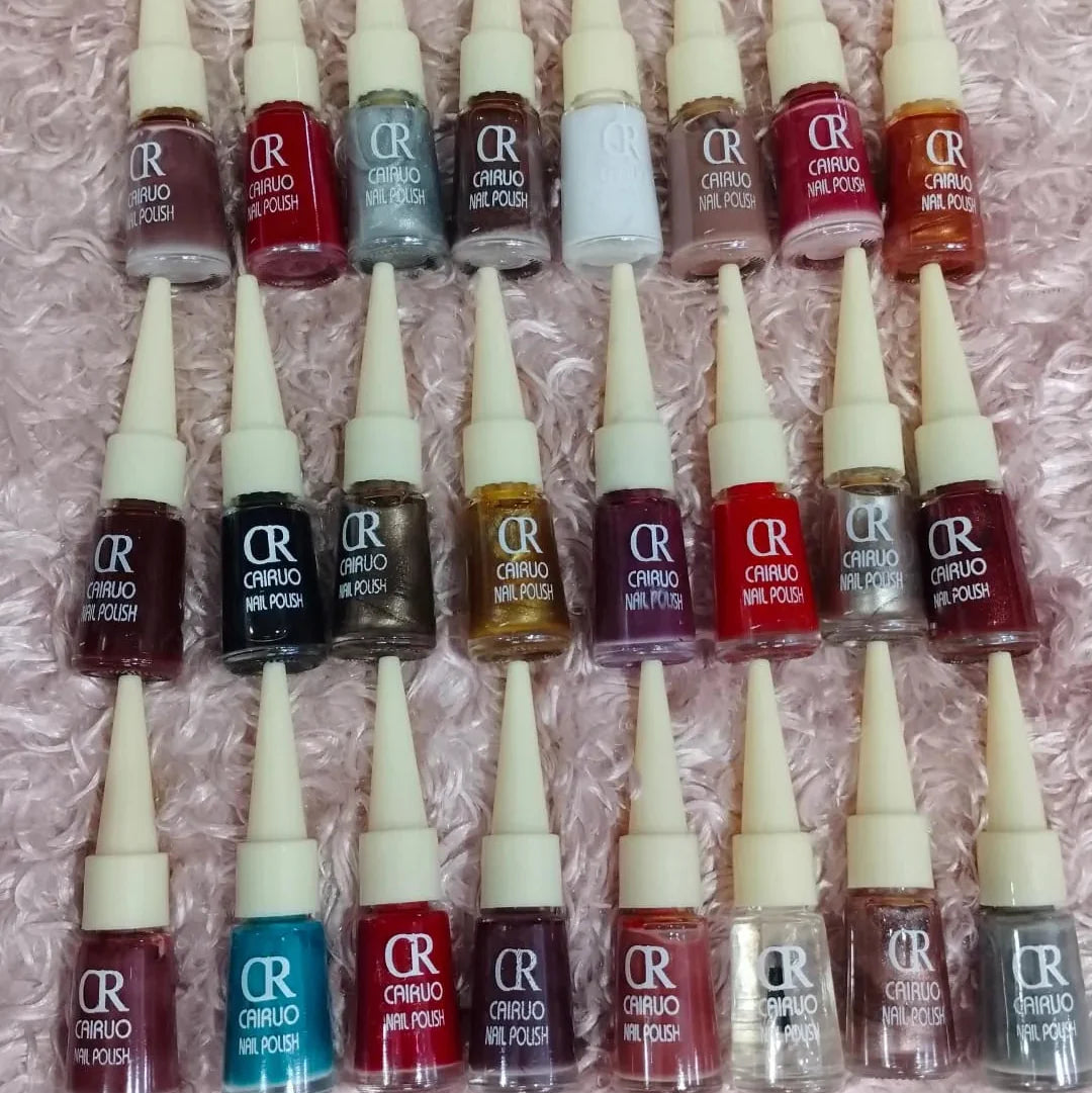 CR Permanent Nail Polish – 24-Piece Set for Long-Lasting Color CR