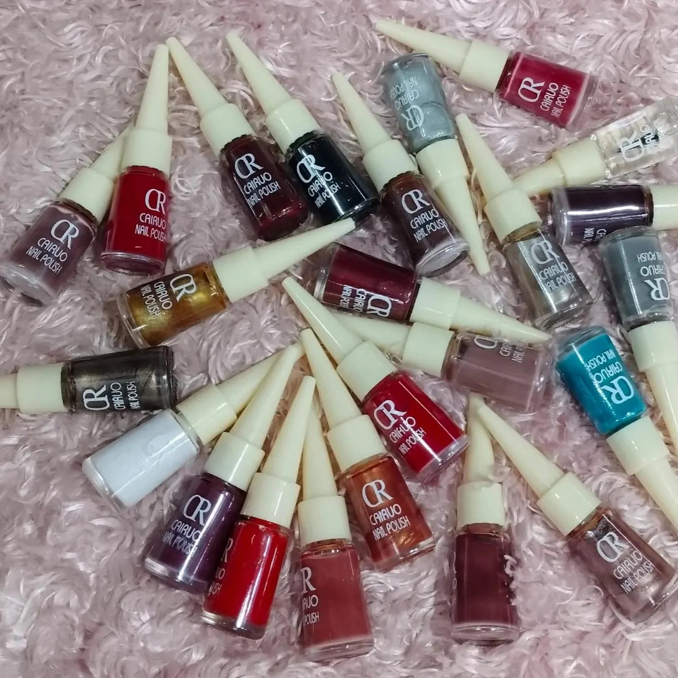 CR Permanent Nail Polish – 24-Piece Set for Long-Lasting Color CR