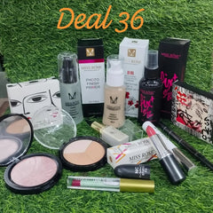 Complete Makeup Deal – Foundation, Fixer, Highlighter, Lipstick Cosmia.pk