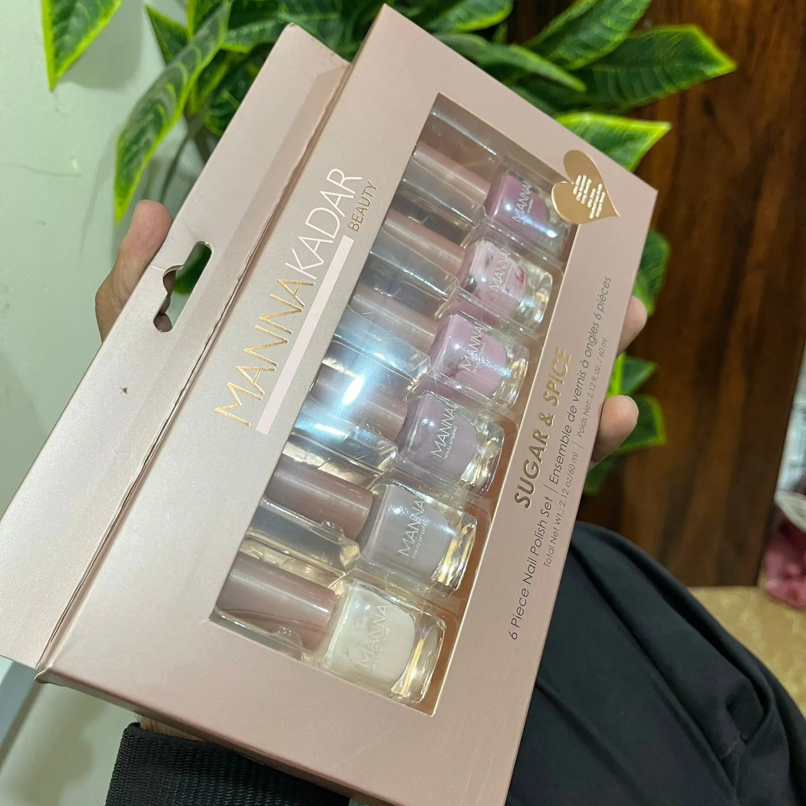 MannaKadar 6pc Nail Polish Set – Stunning, Long-Lasting Colors MannaKadar