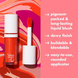 e.l.f Camo Liquid Blush – Ultra-Pigmented & Long-Lasting Liquid Blush