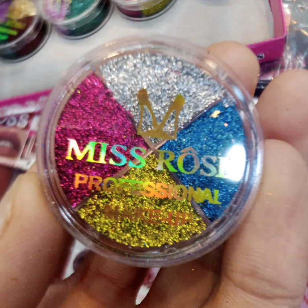 Miss Rose Glitter Eyeshadow – Stunning Shimmer & Bold Color Miss Rose