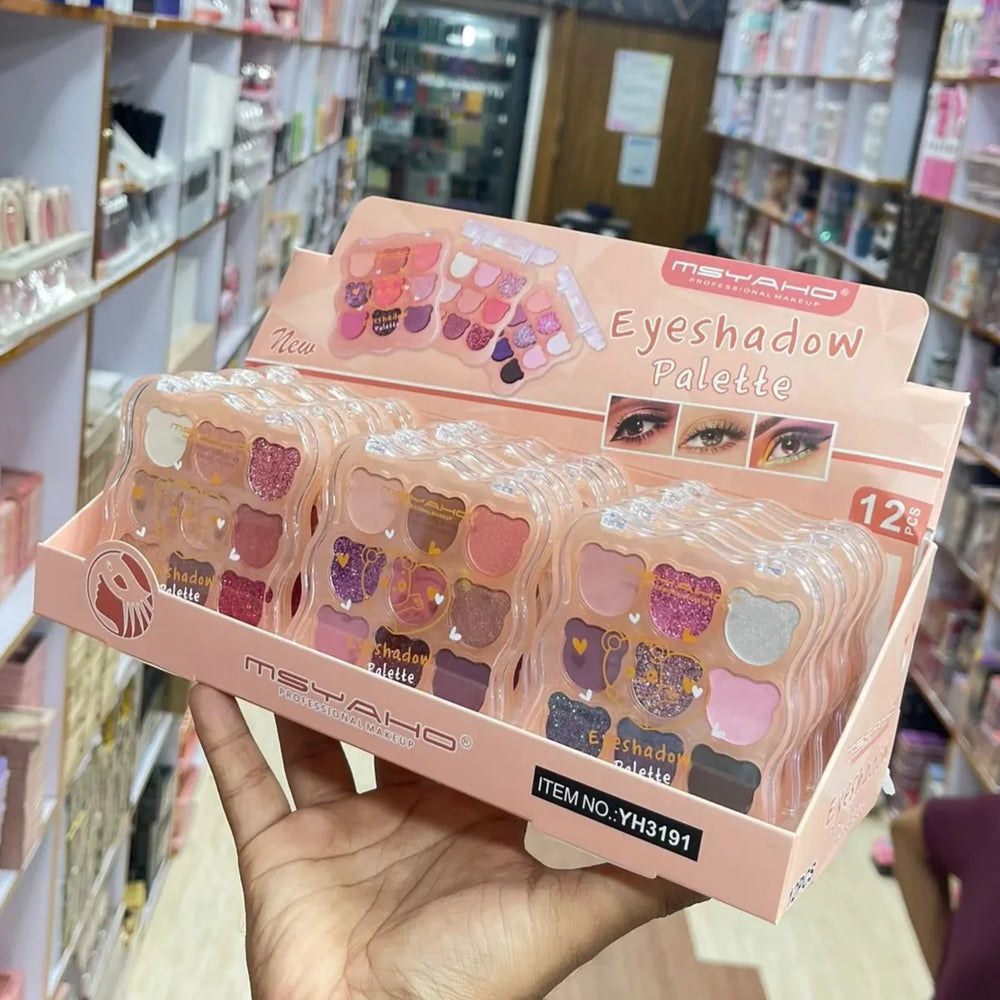 MSYAHO Cute Bear 9-Color Eyeshadow Palette MSYAHO
