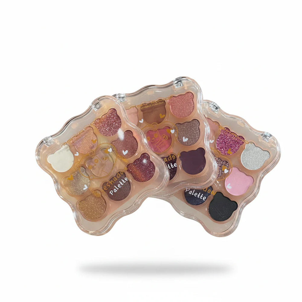 MSYAHO Cute Bear Eyeshadow Palette - 9 Colors MSYAHO