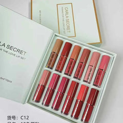 Carla Secret 12-Piece Lipgloss Vault Carla Secret