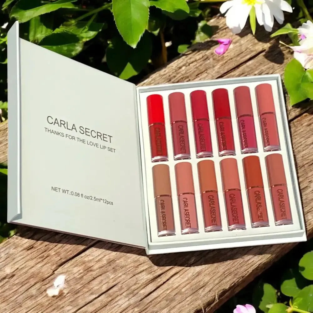 Carla Secret 12-Piece Lipgloss Vault Carla Secret