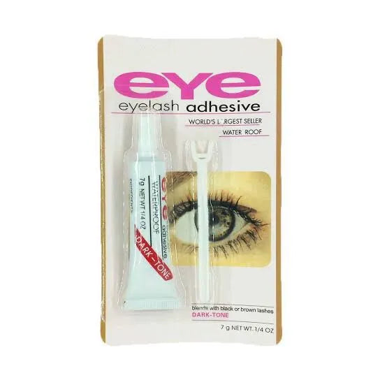 Eye Eyelashes Glue – White, Black & Transparent with Applicator Stick Eye
