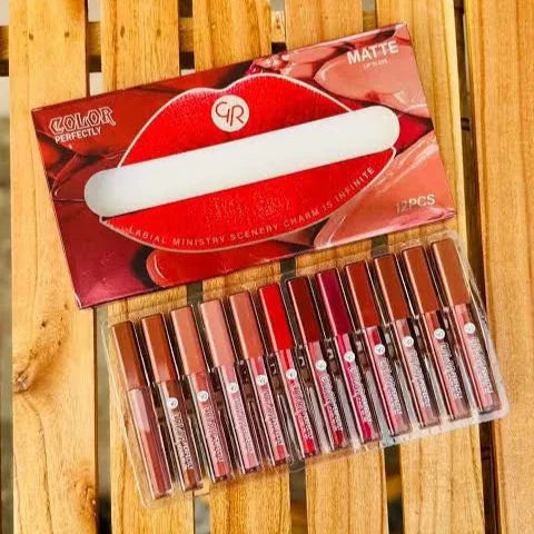Color Perfectly Matte Lipgloss – 12 Pcs Tray Color Perfectly