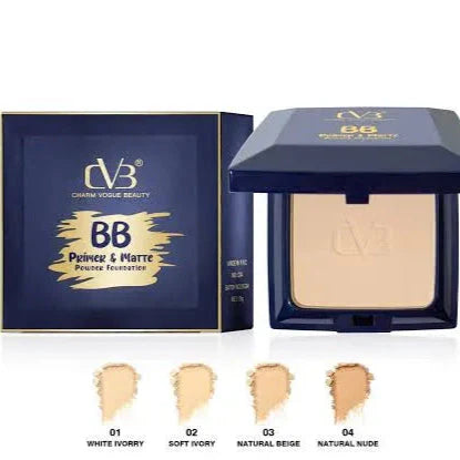 CVB Primer & Matte Powder Foundation – 2-in-1 Flawless Base CVB