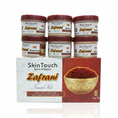 Skin Touch Zafrani Facial Kit – 6-Step Radiant Skin Care Set - 50ml Skin Touch
