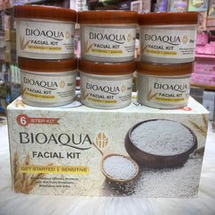 Bioaqua Whitening Rice Facial Kit – 6-Step Facial Set Bioaqua