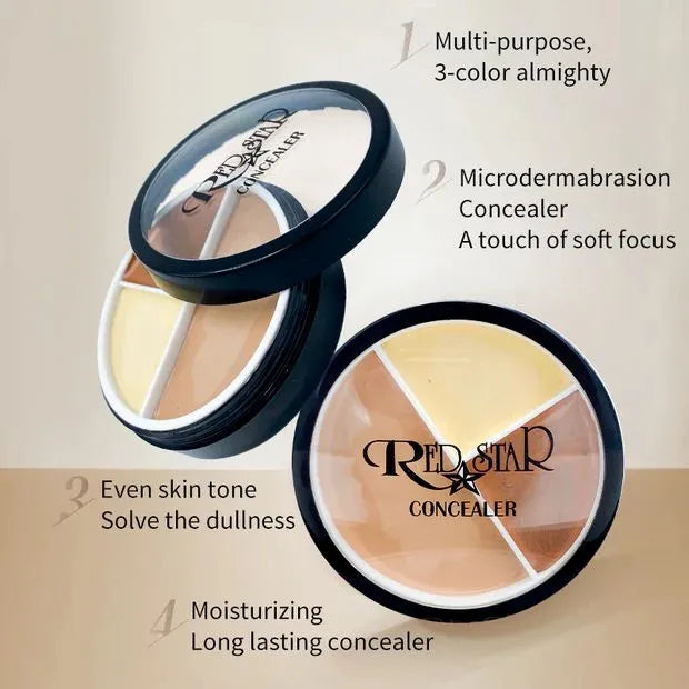 Red Star 3 Color High Coverage Concealer Kit Red Star