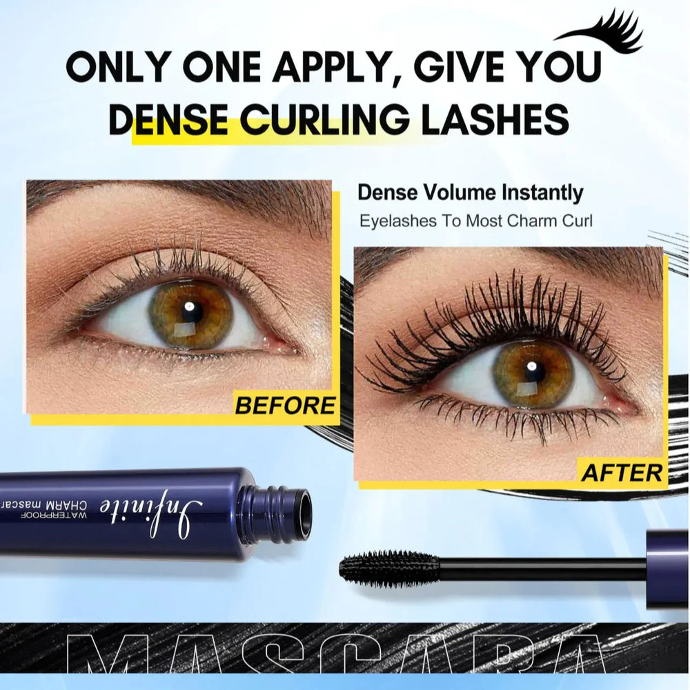 BOB Fast Dense Mascara – Thick Black Curling, Volumizing & Waterproof Bob