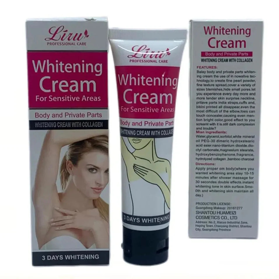 Lizu Professional Care Whitening Cream with Collagen for Private Lizu