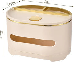 Multifunctional ABS Tissue Box with Storage – Sleek Organizer Cosmia.pk