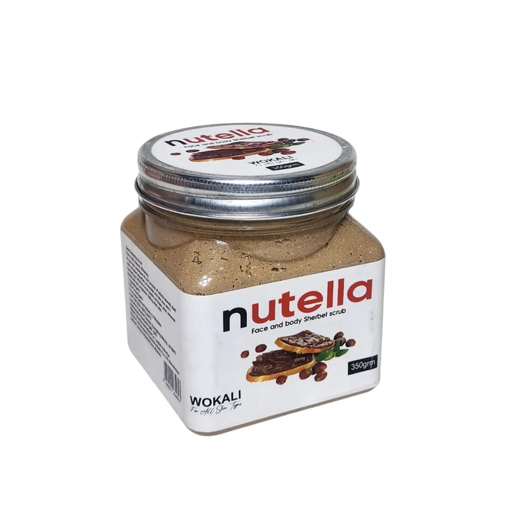 Wokali Nutella Face & Body Sherbet Scrub – 350ml Wokali