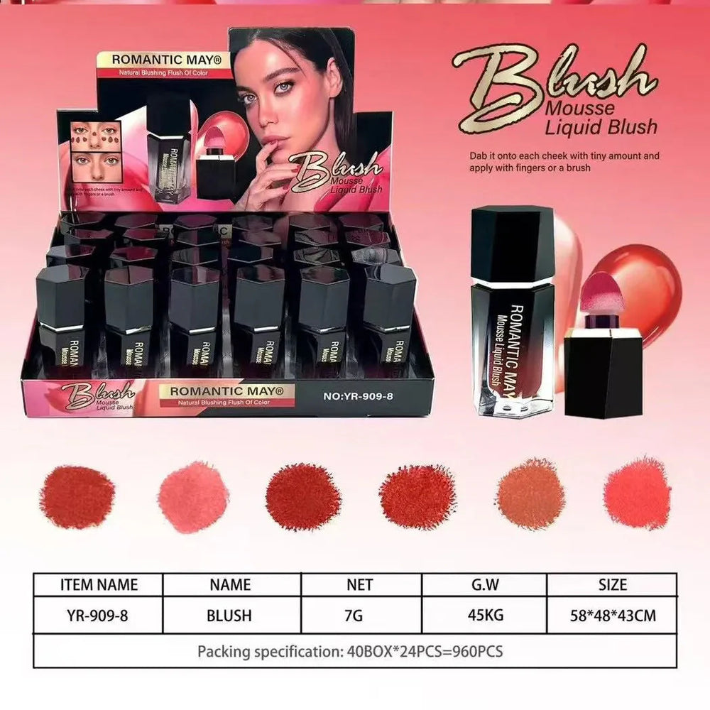 Romantic May Blush Mousse Liquid Blush – Each Romantic May
