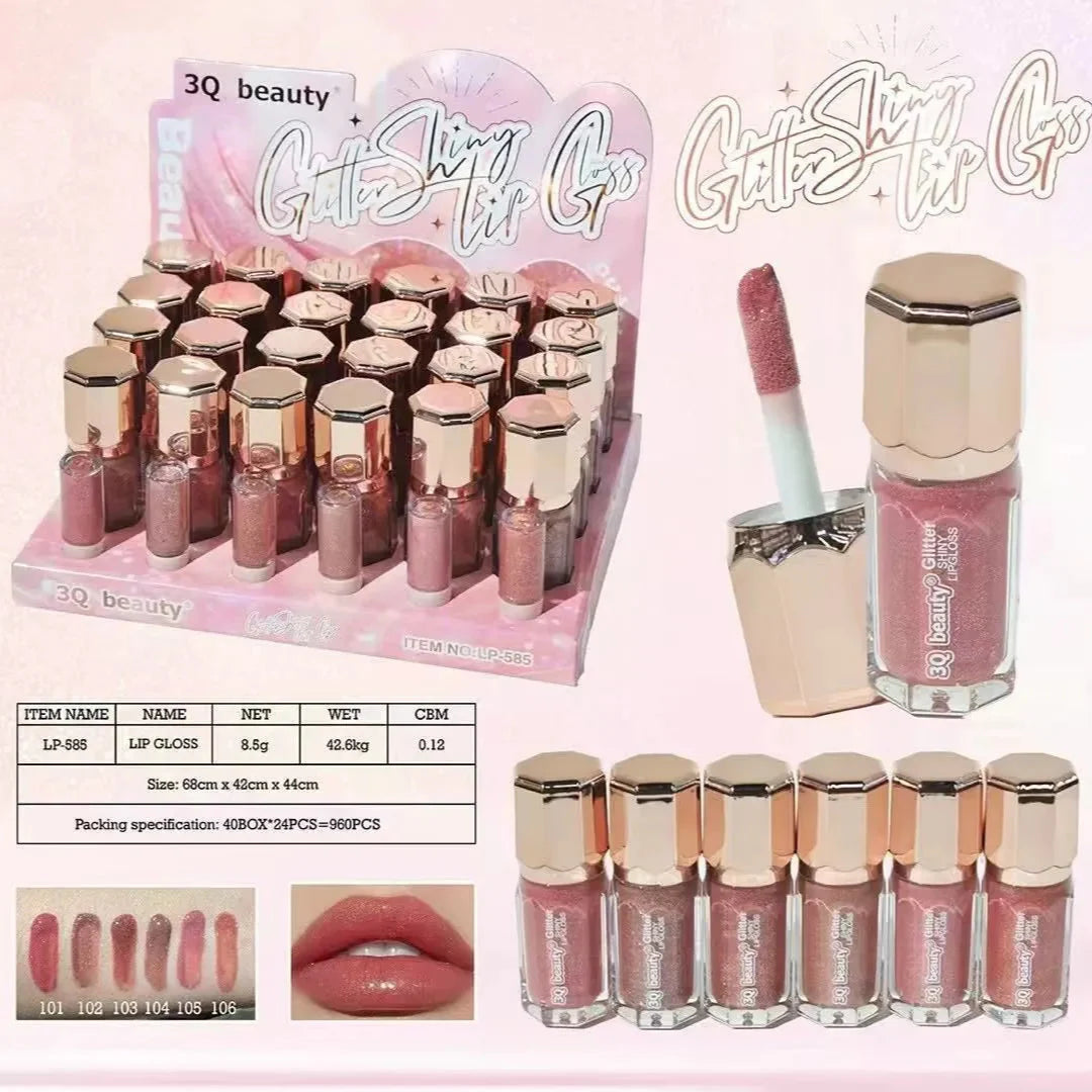 3Q Beauty Glitter Shiny Lip Gloss 3Q Beauty