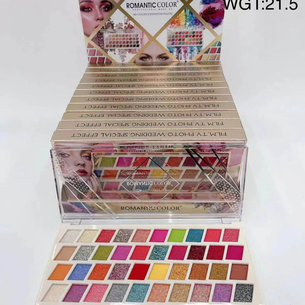 Romantic Color 40-Color Eyeshadow Palette Romantic Color