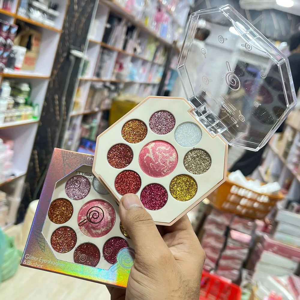 MSYAHO Glitter Eyeshadow & Blusher – 2-in-1 Glow & Glam Combo MSYAHO