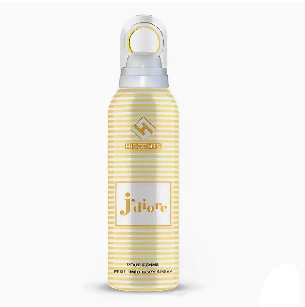 Hiscents Pour Femme J Diore Body Spray – 200ml Hiscents
