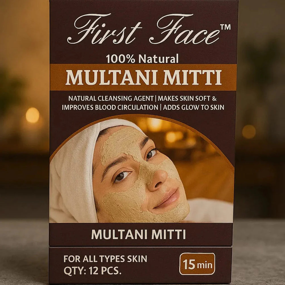 First Face Multani Mitti – Natural Clay Face Pack First Face
