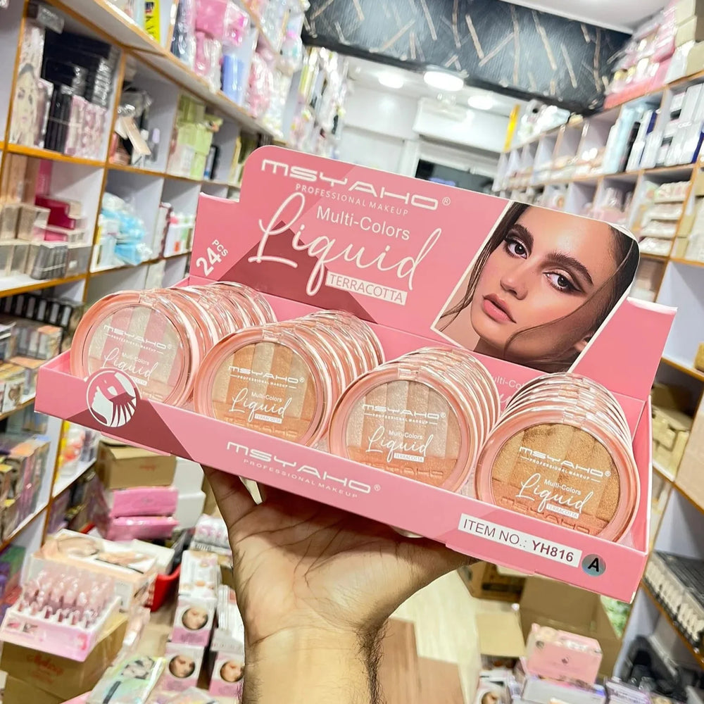 MSYAHO 4Pc Multi-Color Terracotta Blush Set MSYAHO