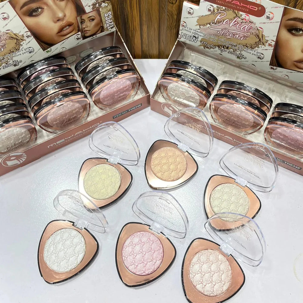MSYAHO 6 Pcs Baked Highlighter Set MSYAHO