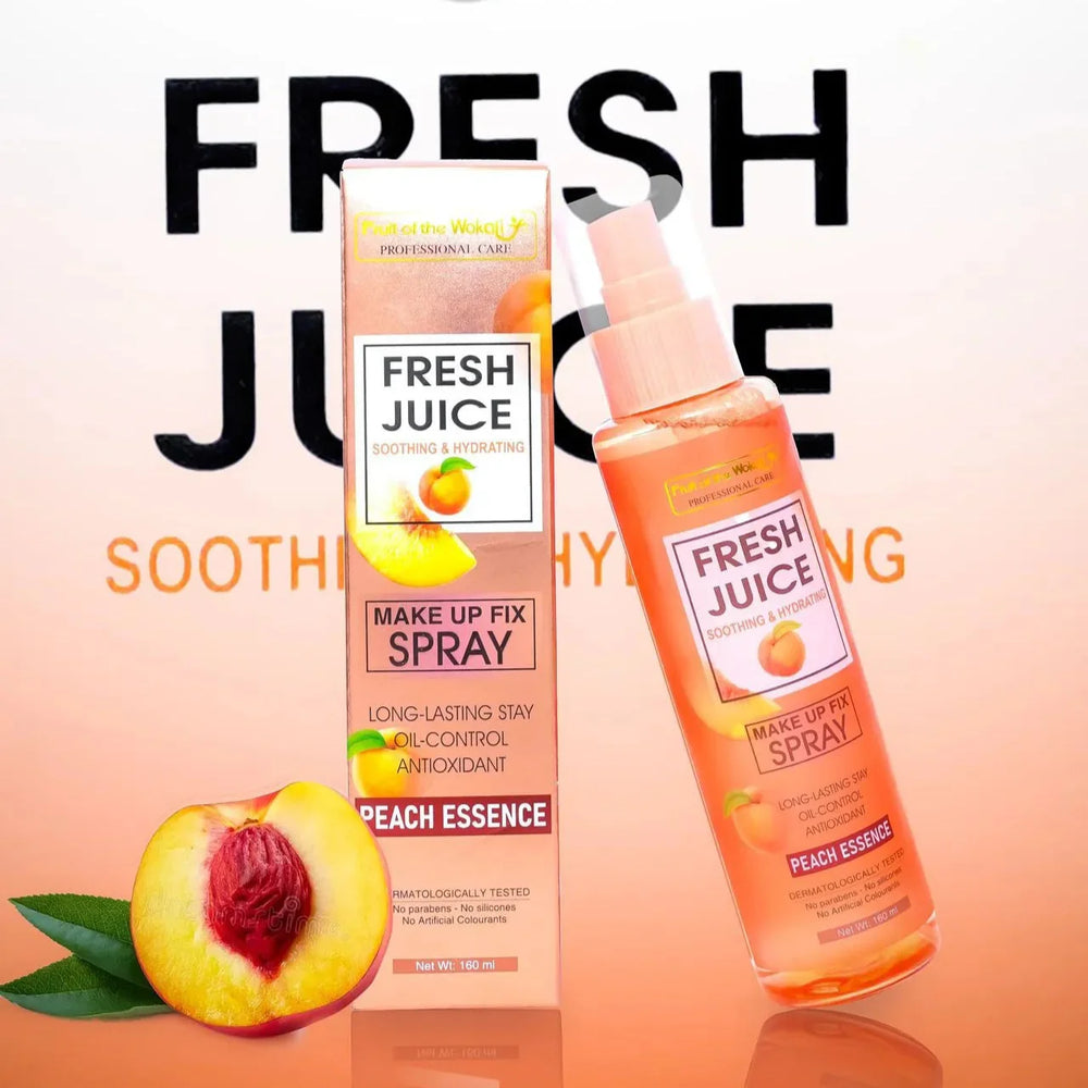 Fruit of Wokali Makeup Fix Spray Peach Essence – 160 ml Wokali