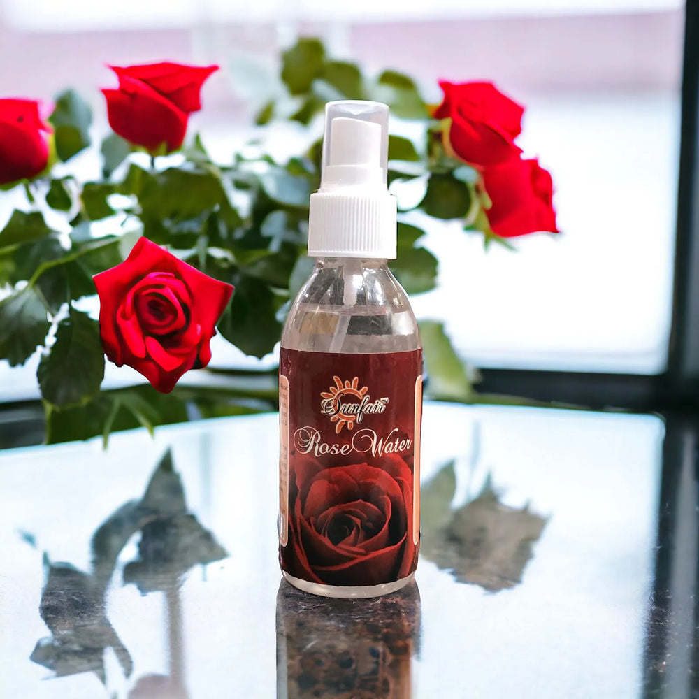 SUNFAIR Rose Water Natural Skin Cleanser – 120 ml Sunfair