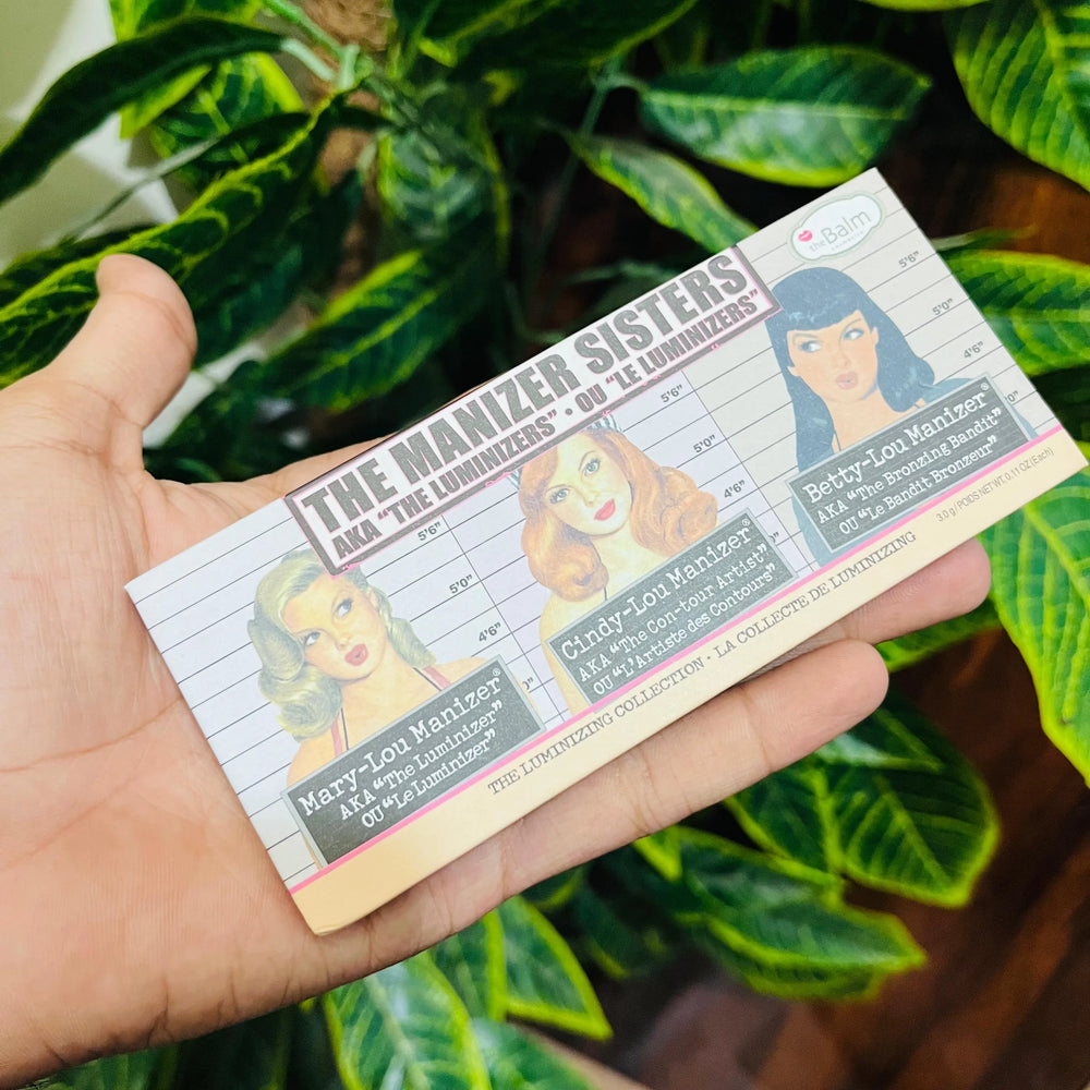 The Balm Manizer Sisters Luminizer Palette The Balm