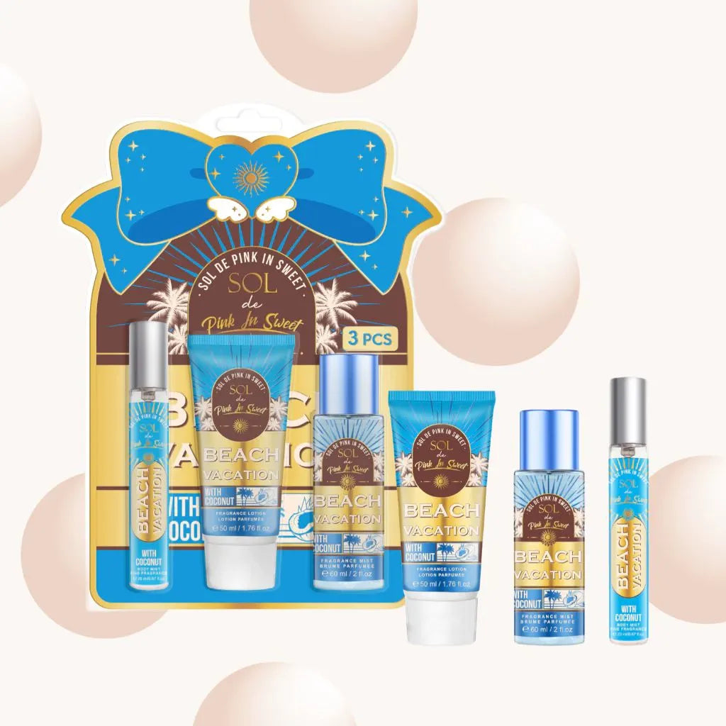 Sol - New Beach Collection with Coconut Body Mist - Perfume - Lotion Sol