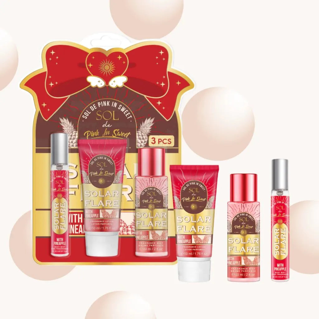 Sol - New Solar Flare Fragrance Set Body Mist - Perfume - Lotion Sol
