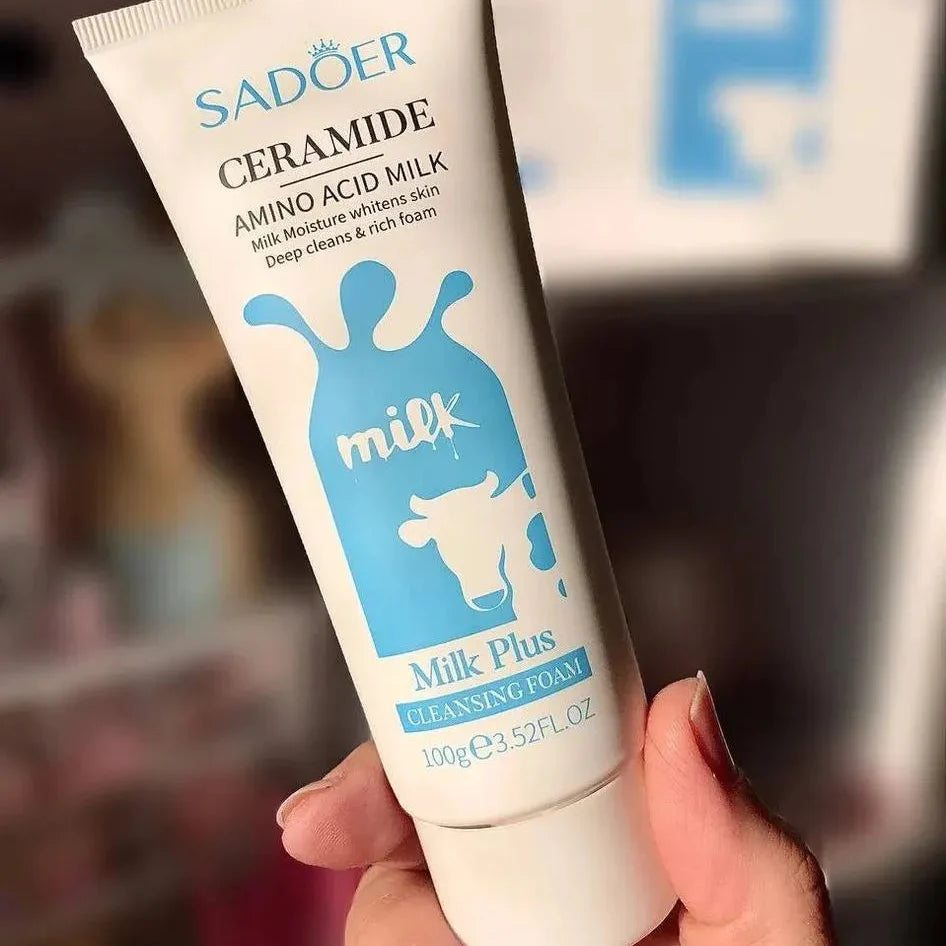 Sadoer Ceramide Milk Whitening Amino Acid Milk Plus Cleansing Foam – 100 g Sadoer