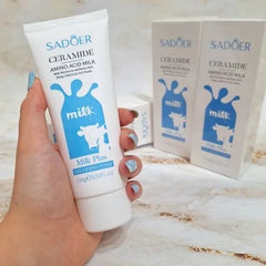 Sadoer Ceramide Milk Whitening Amino Acid Milk Plus Cleansing Foam – 100 g Sadoer