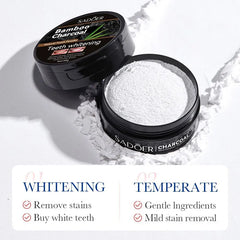 Sadoer Bamboo Charcoal Teeth Whitening Powder – 60 g Sadoer