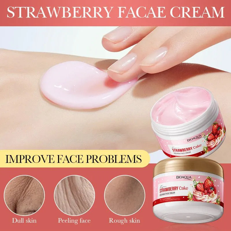 Bioaqua Fragrance Strawberry Cake Nourishing Face Cream – 100 g Bioaqua