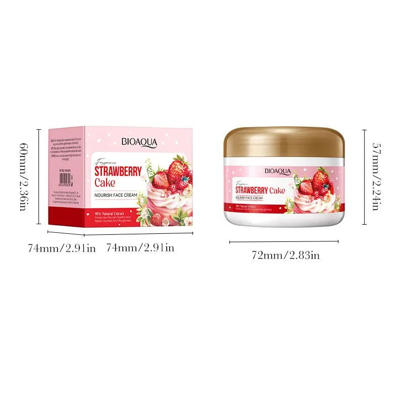 Bioaqua Fragrance Strawberry Cake Nourishing Face Cream – 100 g Bioaqua