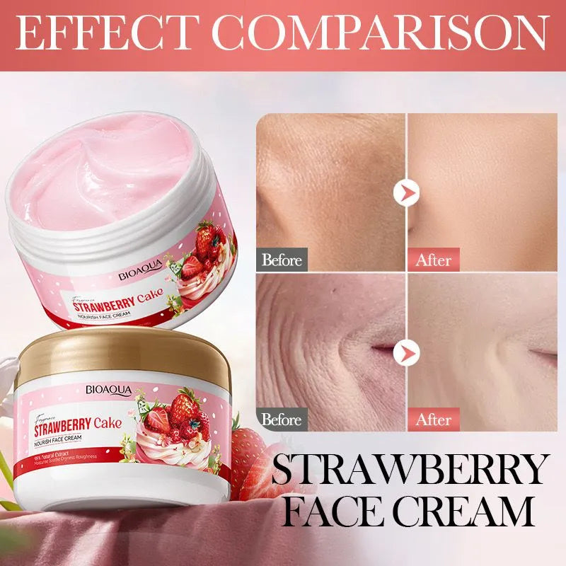 Bioaqua Fragrance Strawberry Cake Nourishing Face Cream – 100 g Bioaqua