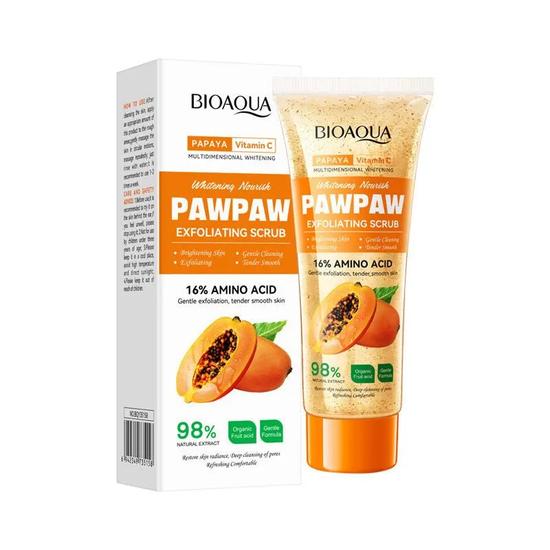 Bioaqua PAWPAW  Papaya Vitamin C Exfoliating Scrub Bioaqua