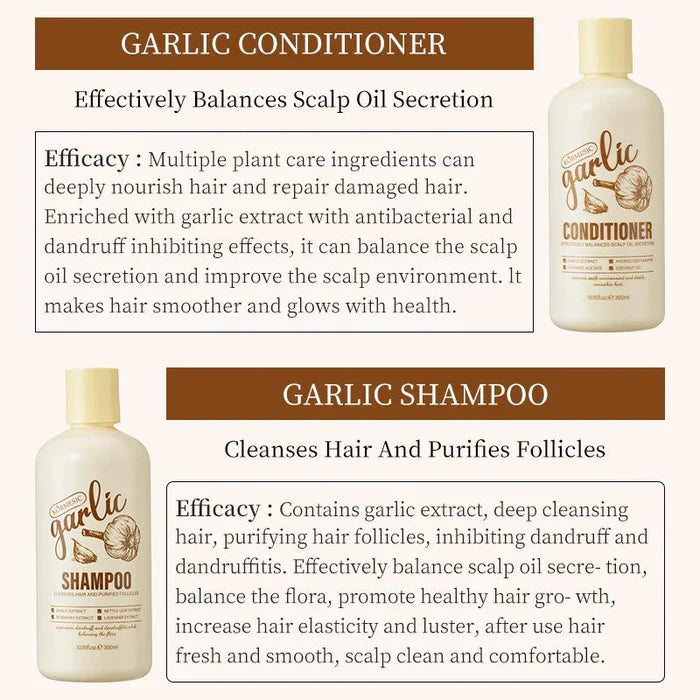 Kormesic Garlic Hair Shampoo Deep Shampoo - 300ml Kormesic