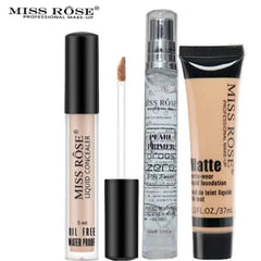 Miss Rose 3 in 1 Makeup Deal – Matte Tube, Primer & Concealer Miss Rose