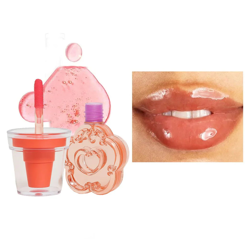 ROMANTIC MAY Magic Blossom Gloss – Crystal Shine Lip Tint Romantic May