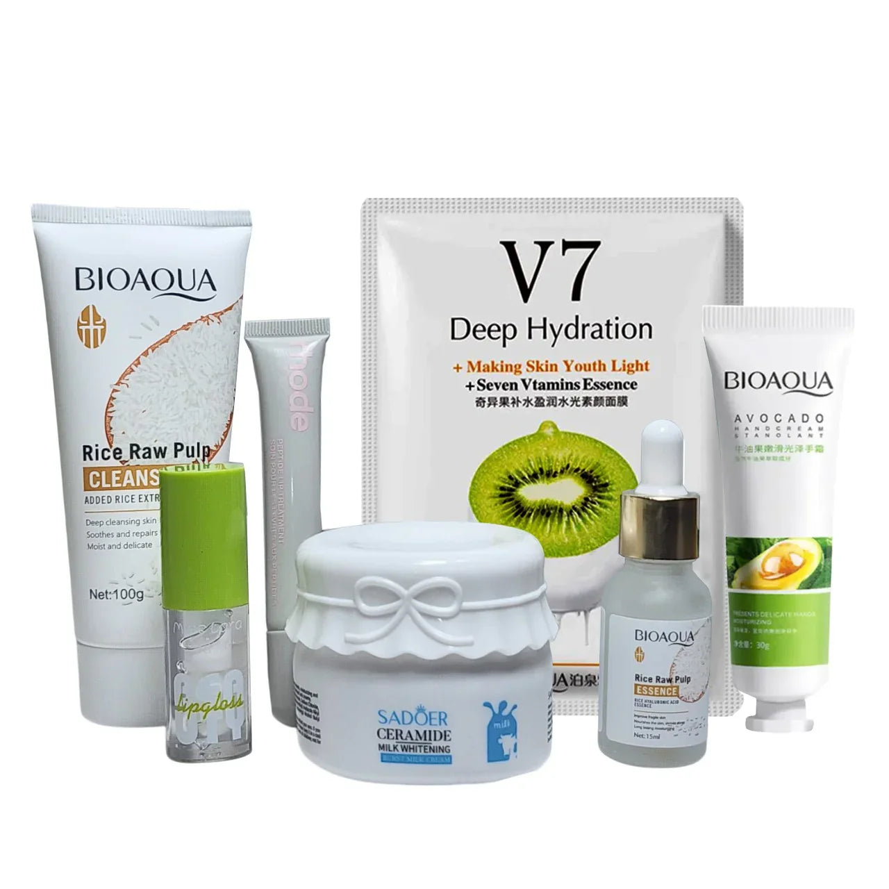 Pack of 7 Items Premium 7 in 1 Skincare Combo Pack Cosmia.pk