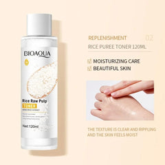 Bioaqua Rice Raw Pulp Rejuvenating & Moisturizing - Six Piece Suit Kit Bioaqua