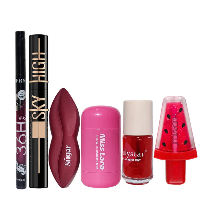 Makeup Essentials Combo Pack – Eyeliner + Sky High Mascara + Sugar Cosmia.pk